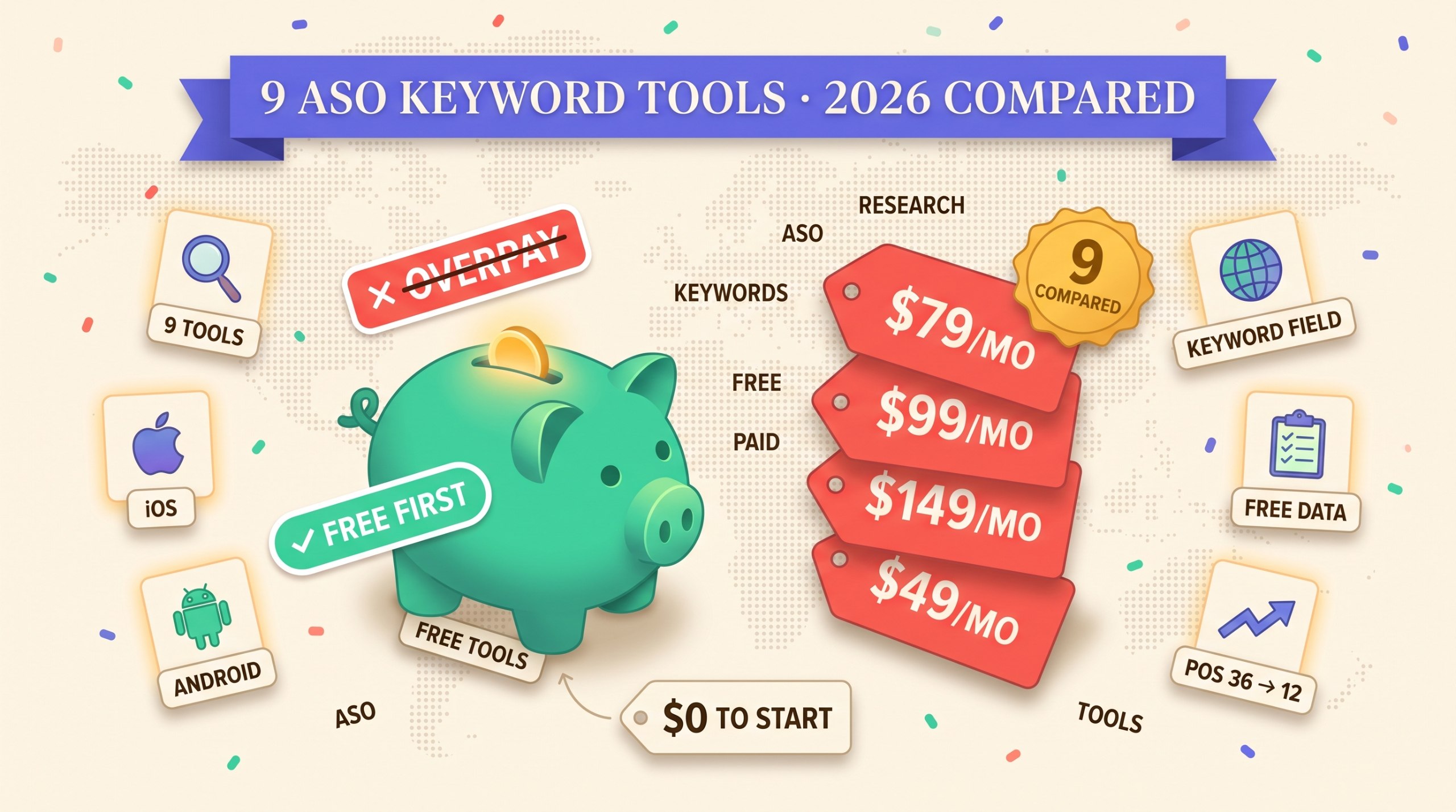 Best ASO Keyword Research Tools in 2026: 9 Options Compared (Free & Paid)