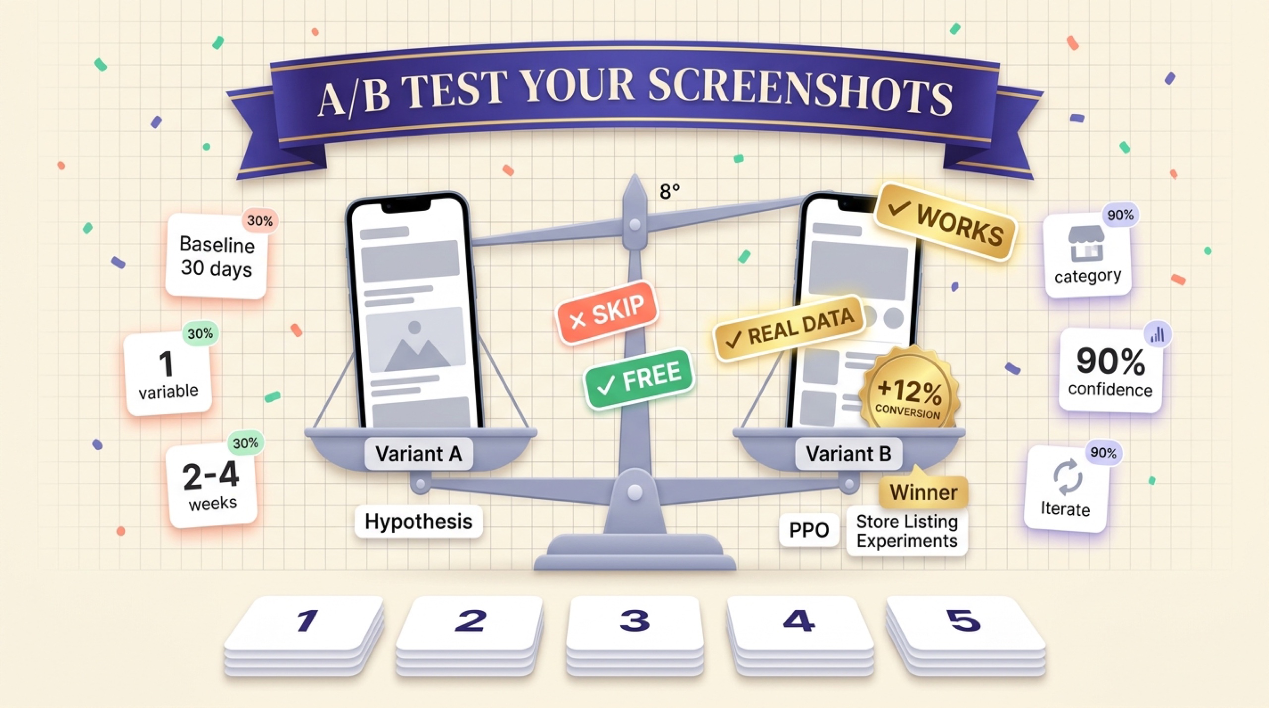 App Store Screenshot A/B Testing: A 5-Step Framework (2026)