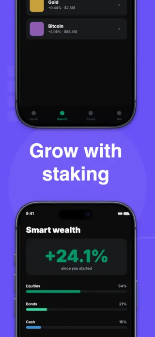 Investment App Screenshot, page 2 of 5