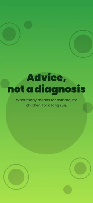 Air Quality App Screenshot Template, page 4 of 5