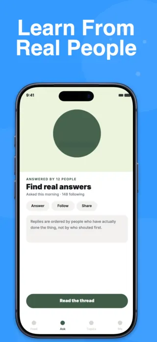 Community Chat App Screenshot, page 5 of 5