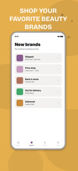 Beauty Discovery App Screenshot, page 5 of 5