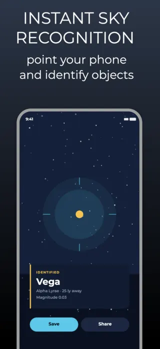 Astronomy App Screenshot, page 2 of 5