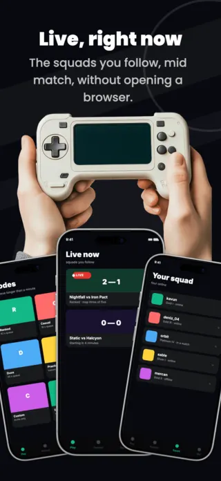 Mobile Game Esports App Screenshot Template, page 2 of 5