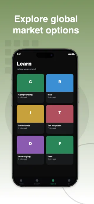 Investing App Screenshot, page 5 of 5