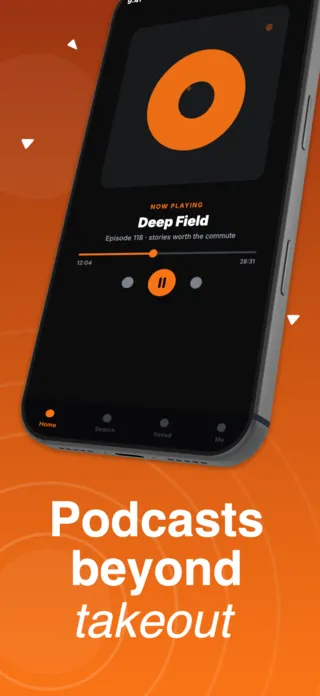 Podcast App Screenshot Template, page 4 of 5