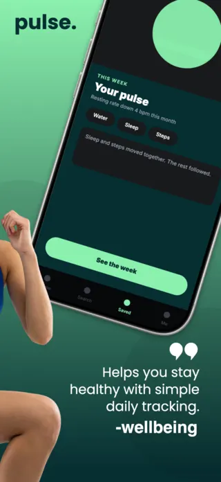 Health Tracking App Screenshot, page 2 of 5