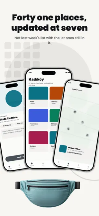 Real Estate Property App Screenshot Template, page 1 of 5