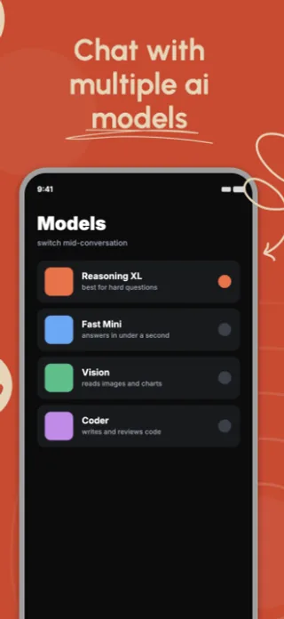 AI Chat App Screenshot, page 2 of 5