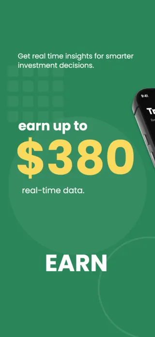 Investment App Screenshot Template, page 1 of 5