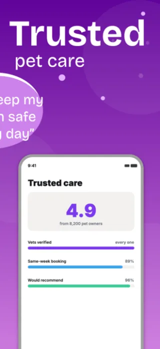 Pet Care App Screenshot, page 3 of 5