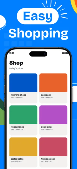 Shopping App Screenshot, page 3 of 5