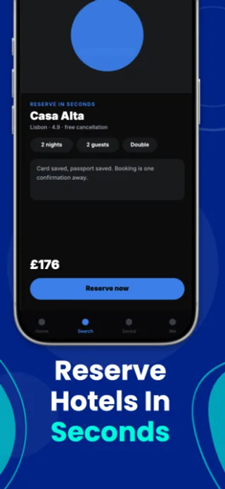Travel Booking App Screenshot, page 4 of 5