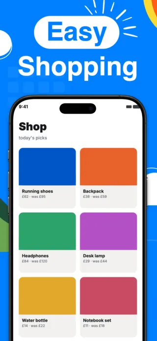 Shopping App Screenshot, page 3 of 5