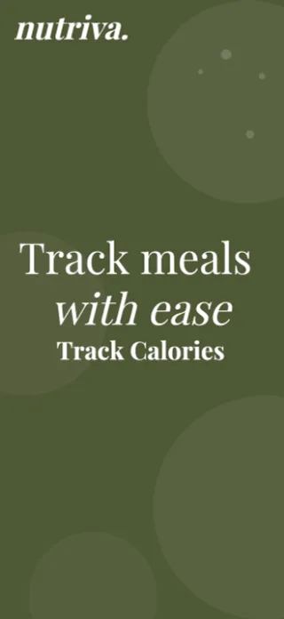 Calorie Tracking App Screenshot, page 1 of 5