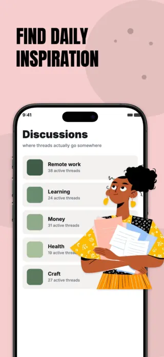 Social Community App Screenshot, page 4 of 5