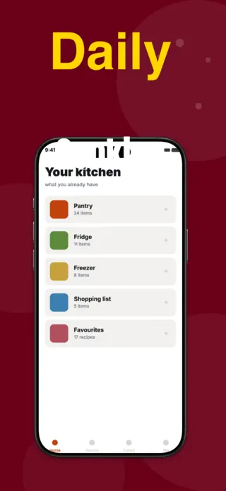 Recipe App Screenshot, page 4 of 5