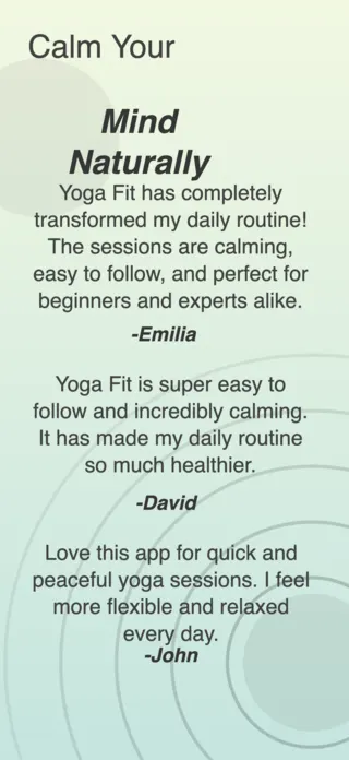 Yoga App Screenshot, page 5 of 5