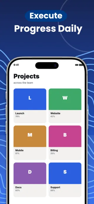 Project Management App Screenshot, page 3 of 5
