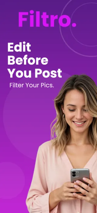 Photo Editing App Screenshot, page 1 of 5