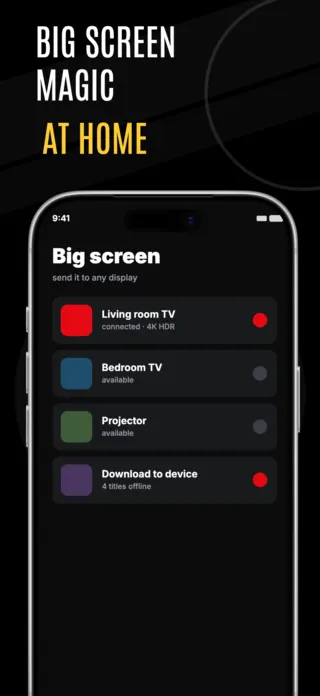 Entertainment Streaming App Screenshot, page 5 of 5