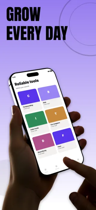 Crypto Staking App Screenshot, page 4 of 5
