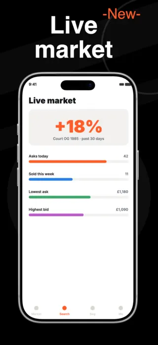 Sneaker Marketplace App Screenshot, page 4 of 5
