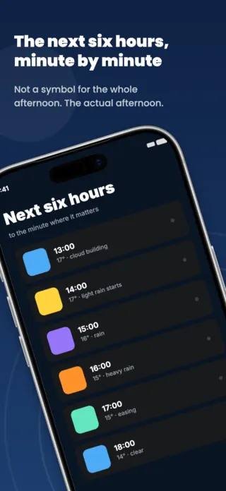 Weather App Screenshot Template, page 2 of 5