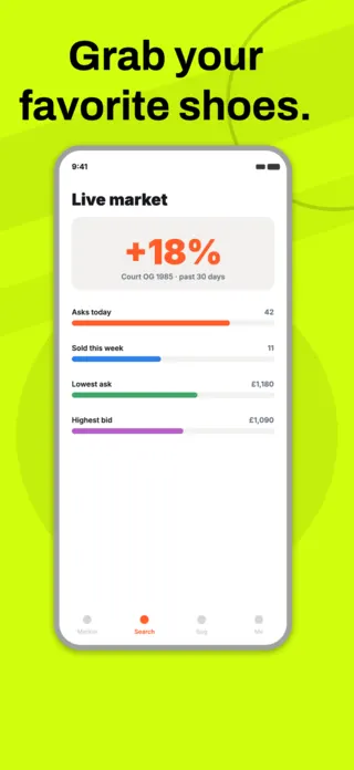 Sneaker Marketplace App Screenshot, page 4 of 5