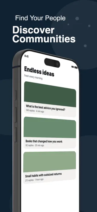 Community Chat App Screenshot, page 2 of 5