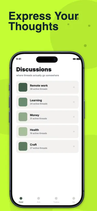 Community Chat App Screenshot, page 3 of 5