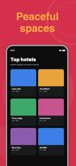 Travel Planning App Screenshot, page 4 of 5