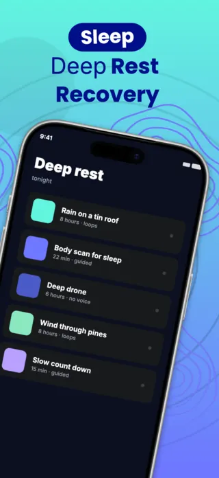 Meditation App Screenshot, page 5 of 5