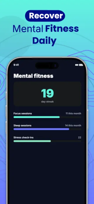 Meditation App Screenshot, page 3 of 5