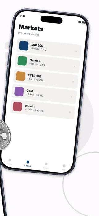 Trading App Screenshot, page 2 of 5