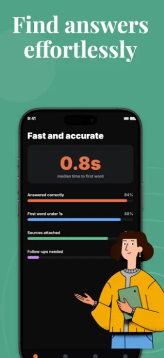 AI Research App Screenshot, page 3 of 5