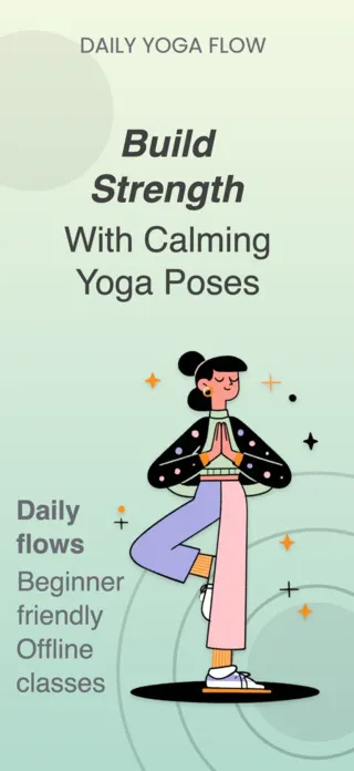 Yoga App Screenshot, page 1 of 5
