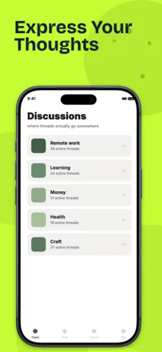 Community Chat App Screenshot, page 3 of 5