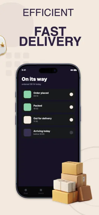 Shopping App Screenshot, page 4 of 5