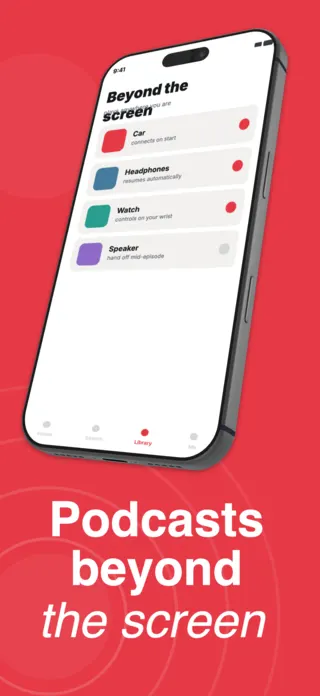 Podcast Player App Screenshot, page 4 of 5