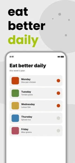 Cooking App Screenshot Template, page 2 of 5