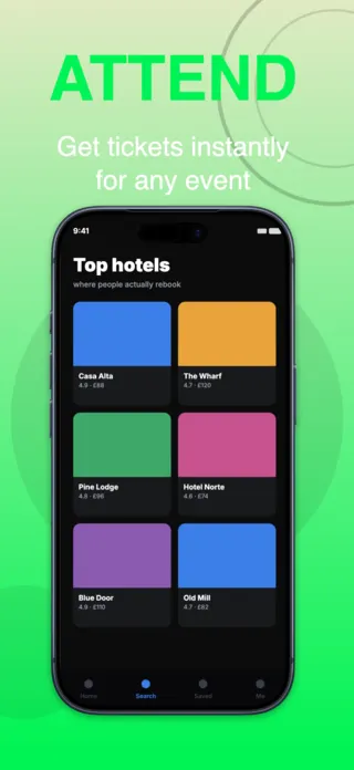 Event Ticketing App Screenshot, page 3 of 5