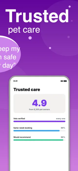 Pet Care App Screenshot, page 3 of 5