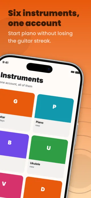 Music Practice App Screenshot Template, page 4 of 5
