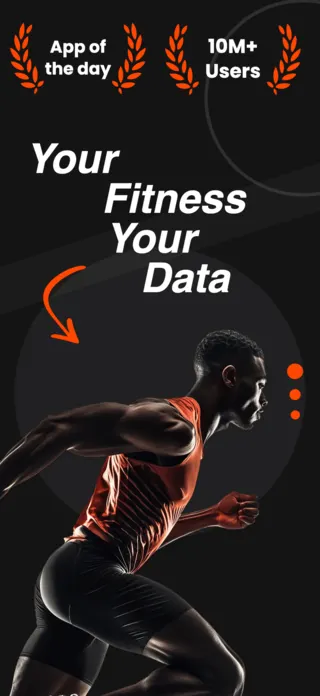 Fitness Tracking App Screenshot, page 1 of 5