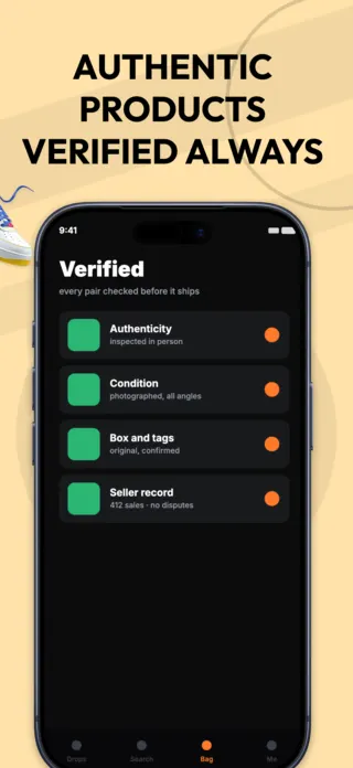 Sneaker Shopping App Screenshot, page 5 of 5