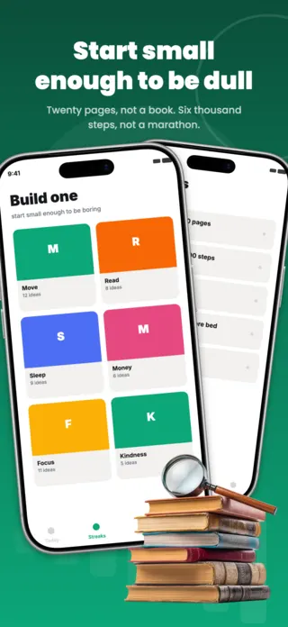 Habit Tracker App Screenshot Template, page 4 of 5