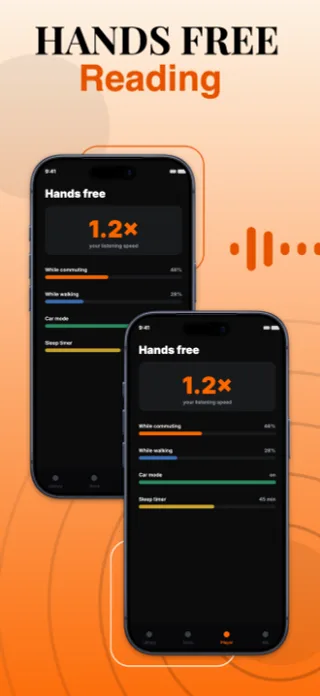 Audiobook App Screenshot Template, page 4 of 5