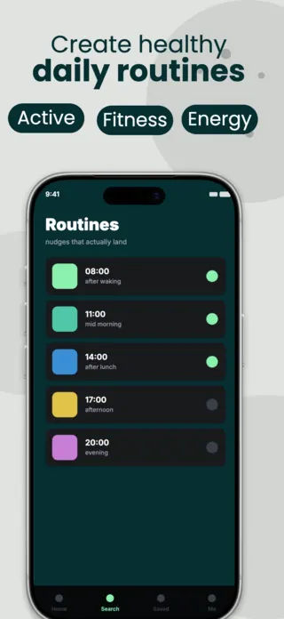 Health Tracking App Screenshot, page 3 of 5