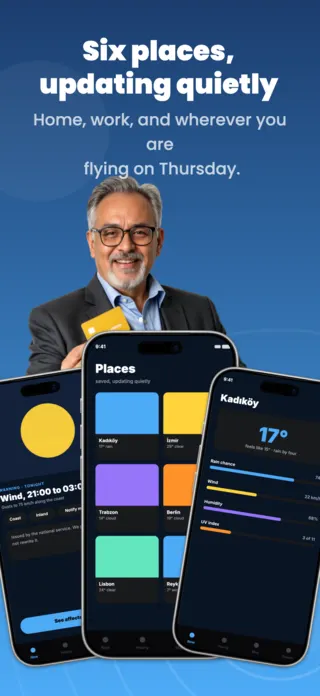 Weather App Screenshot Template, page 4 of 5